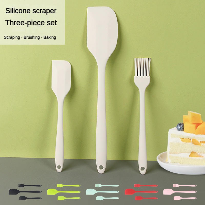 Kitchen Baking Brush - 3-teiliges Backset für die Küche, All-in-One-Silikonspatel,