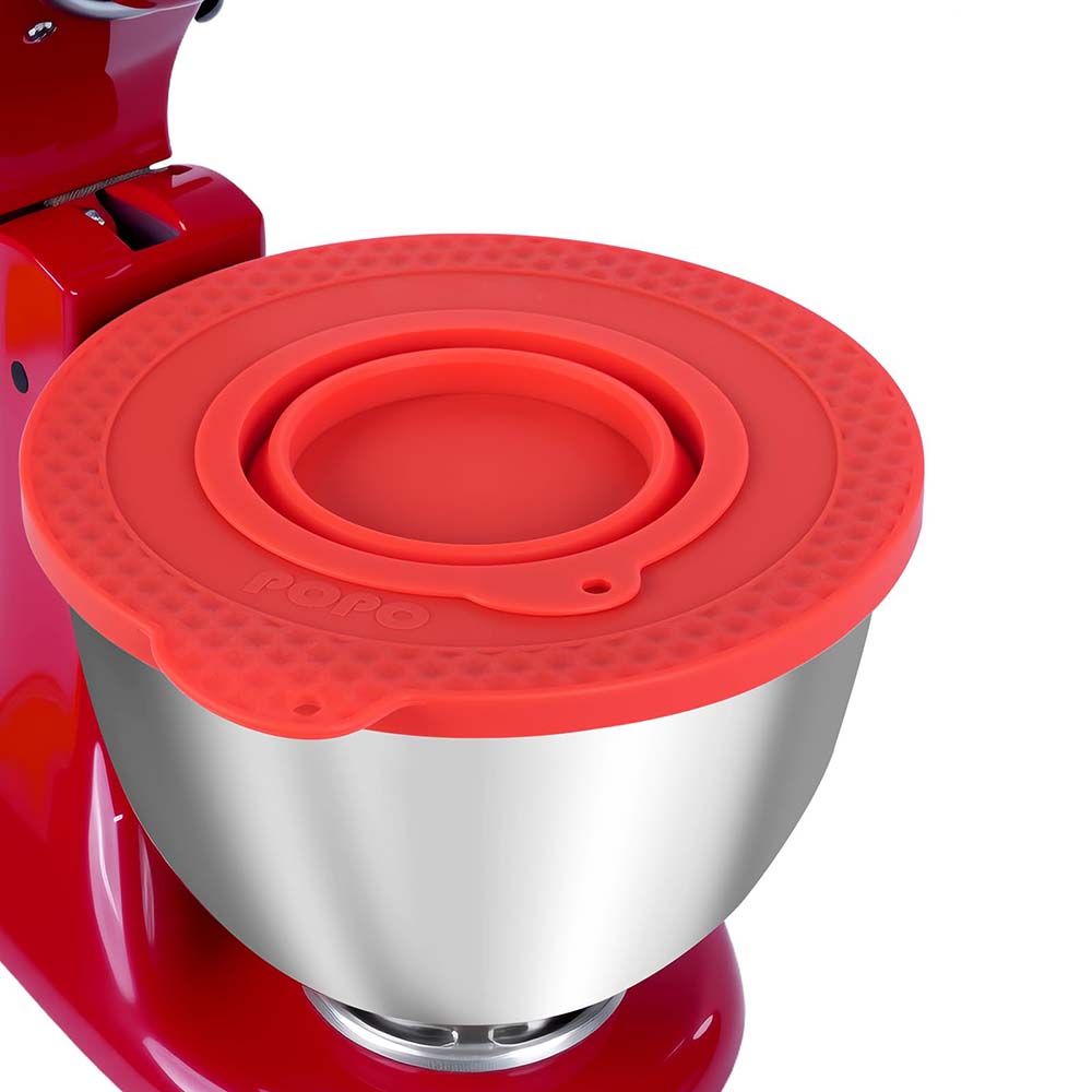 Kitchen Aid Baking Lid - 4,5-5 Quart Schwenkbarer Standmixer Silikon-Schüsselabdeckung Ausgießschutz