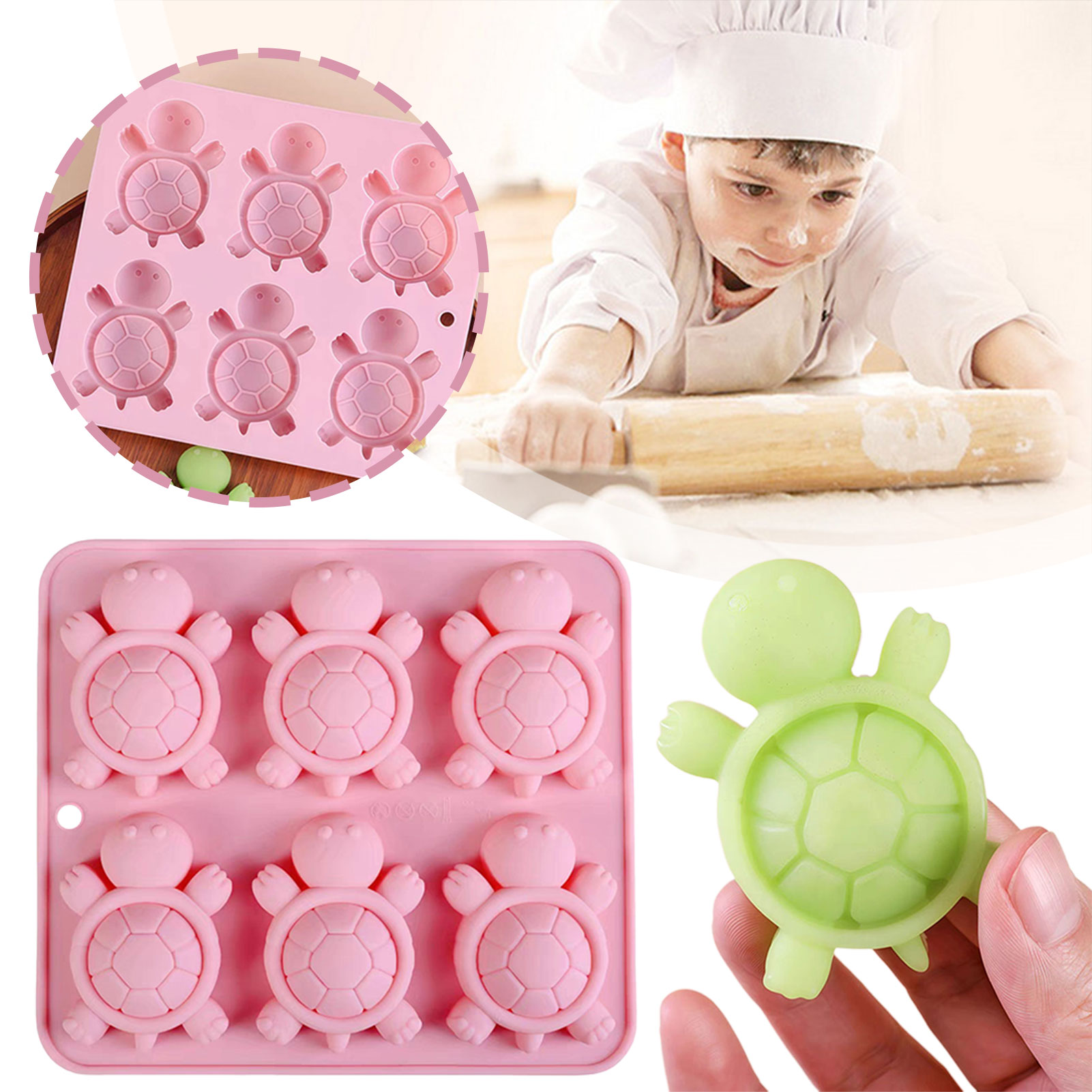Kitchen Baking Trays - Schildkröten Eisschale 3d Schildkröten Meeresschildkröten Silikonform