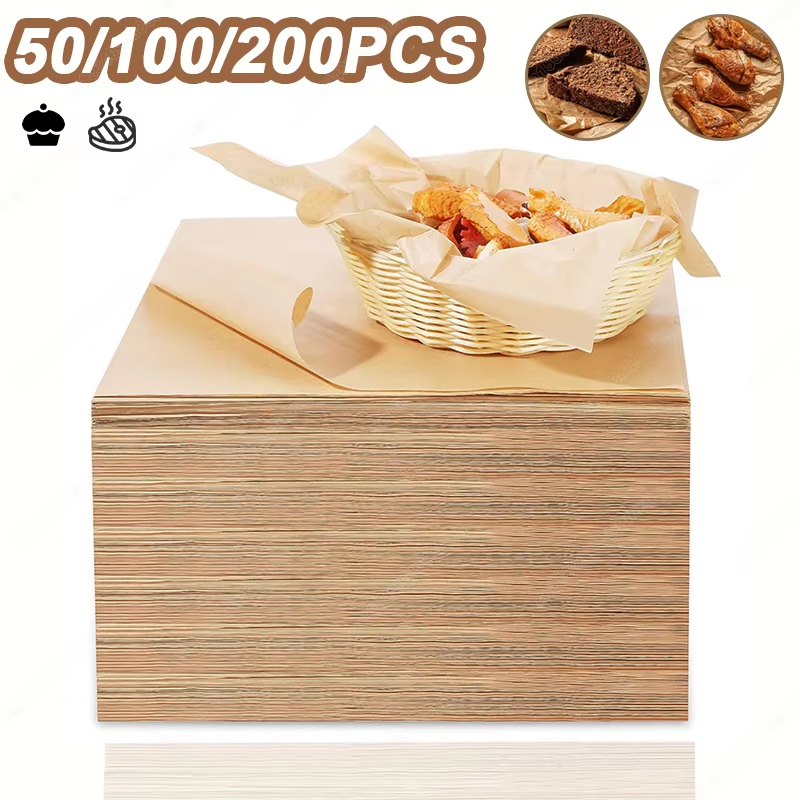 Kitchen Paper For Baking - 50/100/200PCS Backpapier Pergament Backblech Ofen Luft