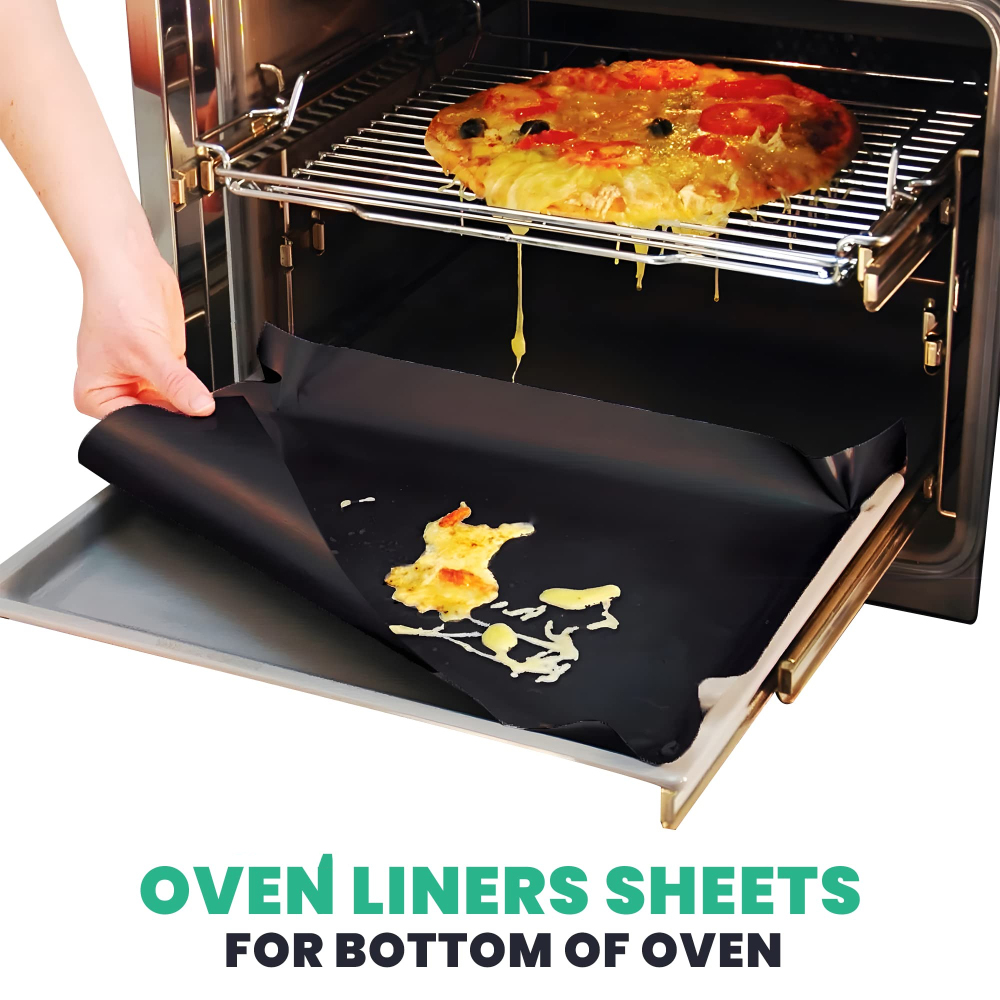 Super Kitchen Baking Mat - Ofenunterlage BBQ-Grillmatte Mikrowellen-Ofenmatte Große Antihaftbeschichtung Hochbelastbar