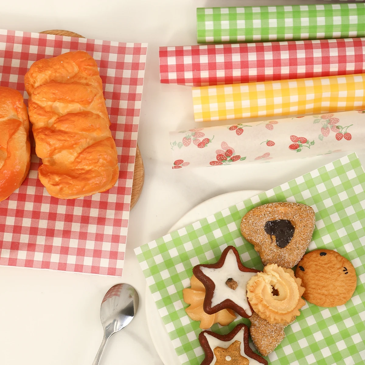 Kitchen Paper For Baking - 50 Stück ölbeständiges Geschenkpapier für Brot,