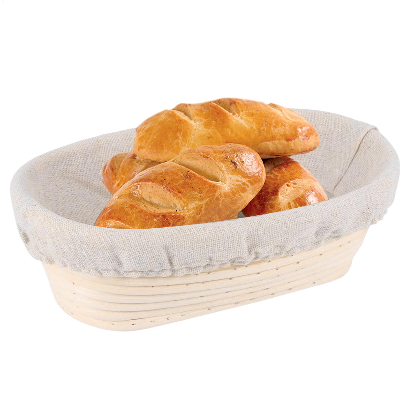 Proofing Basket Banneton - Handgefertigter Rattan-Gärkorb für Brot, Natürliche Fermentation,