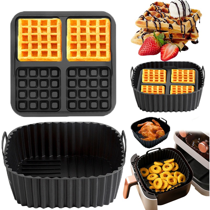 Kitchen Baking Kit - Backset - Quadratische Backform für Heißluftfritteuse