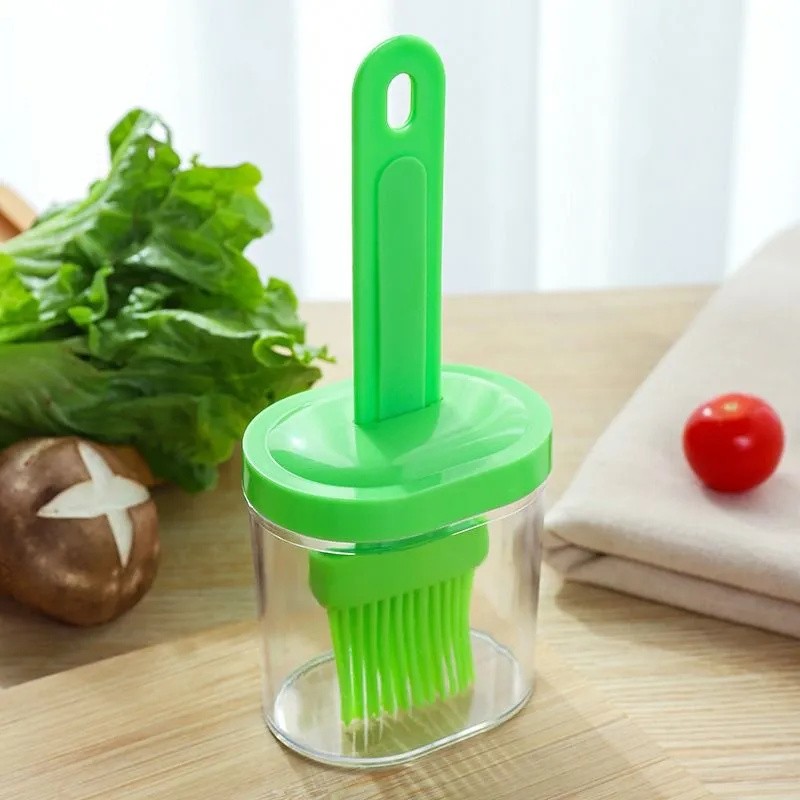 Kitchen Baking Brush - Küchenwerkzeug-Set Küchenzubehör Kochutensil Silikon-Ölpinsel Flasche Hitzebeständiger