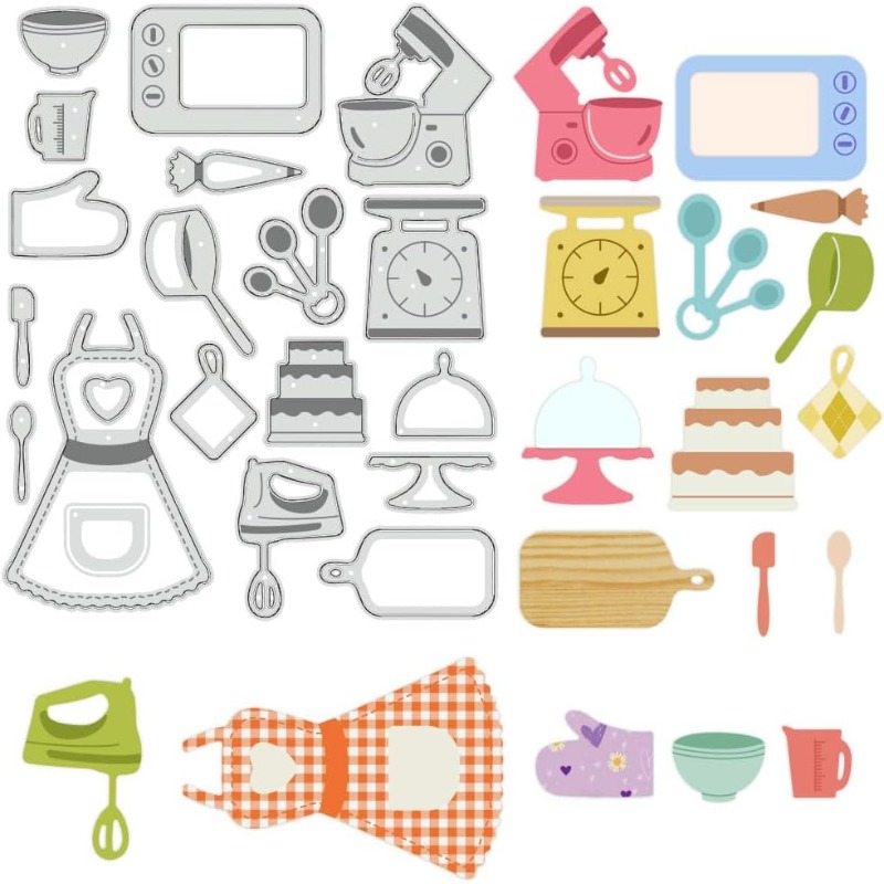Kitchen Baking Ware - 1 Stück Backwerkzeuge Stanzformen Küchenutensilien Schablonen