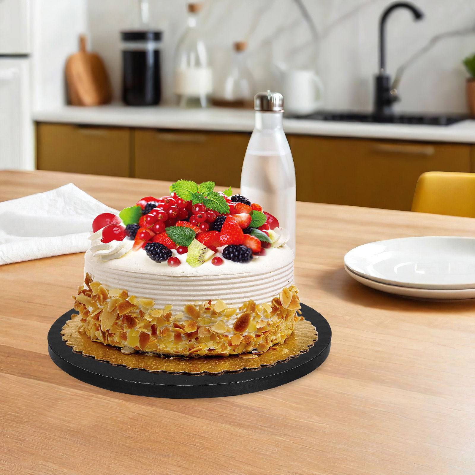Cake Board Round - 5 Stück Runde Kuchenunterlagen 10 Zoll