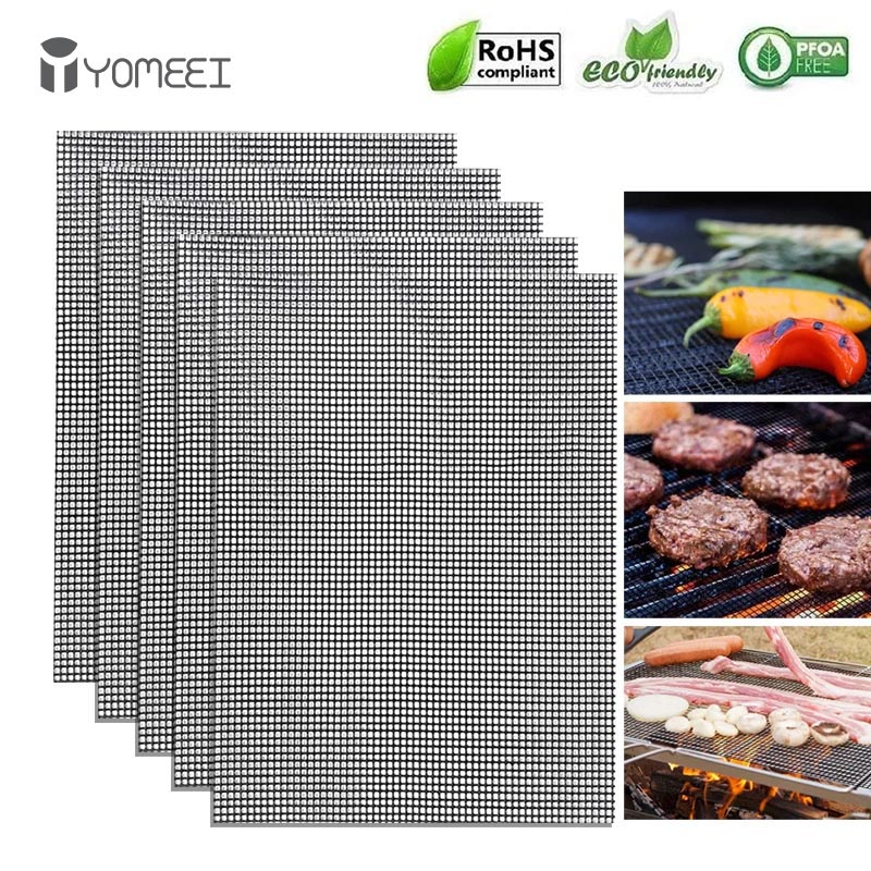 Super Kitchen Baking Mat - YOMEEI Antihaft-Grillmatte, hitzebeständige Grillmatte, wiederverwendbar, Antihaftbeschichtung,
