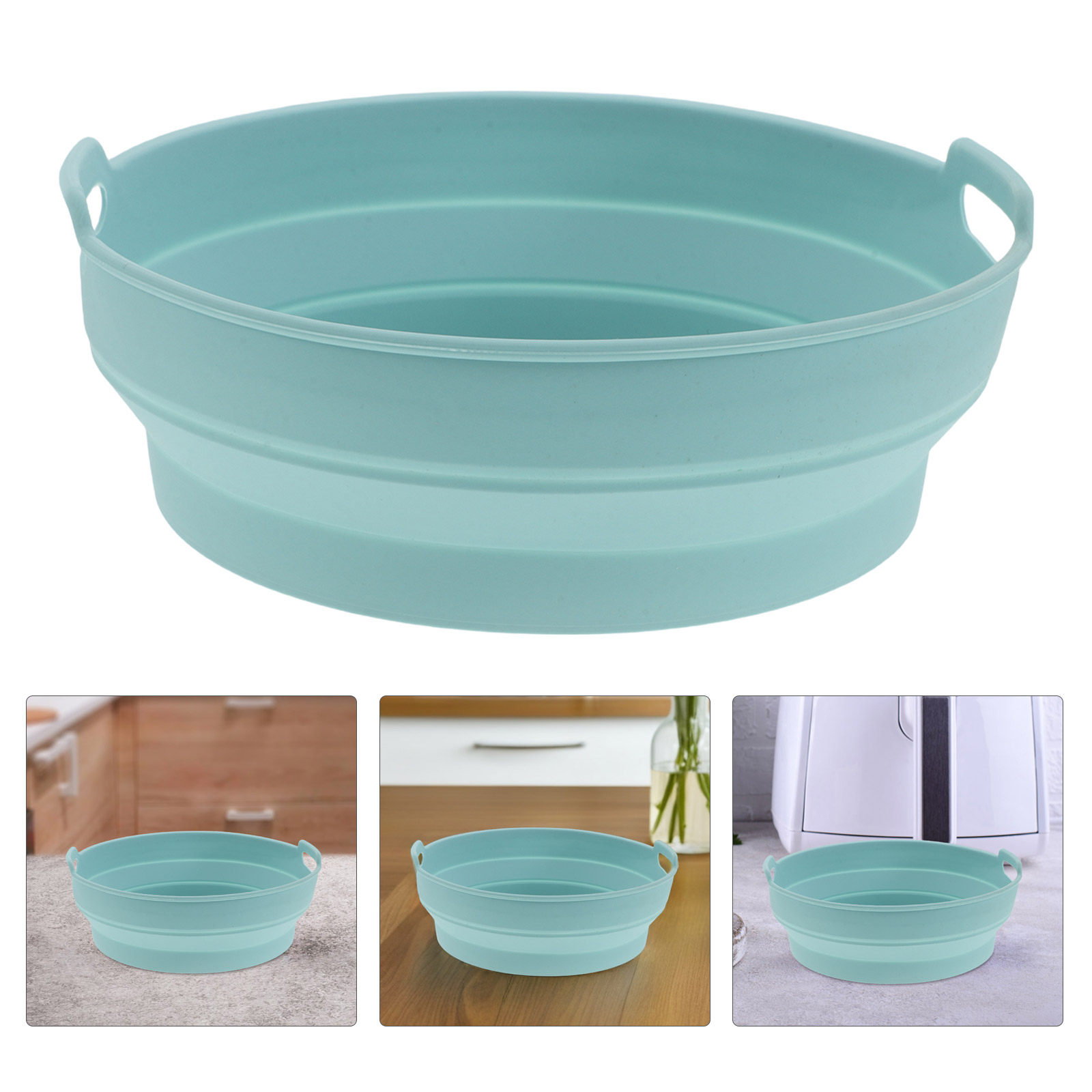 Kitchen Baking Trays - Faltbarer Silikon-Backkorb für Heißluftfritteusen, hitzebeständig, antihaftbeschichtet,