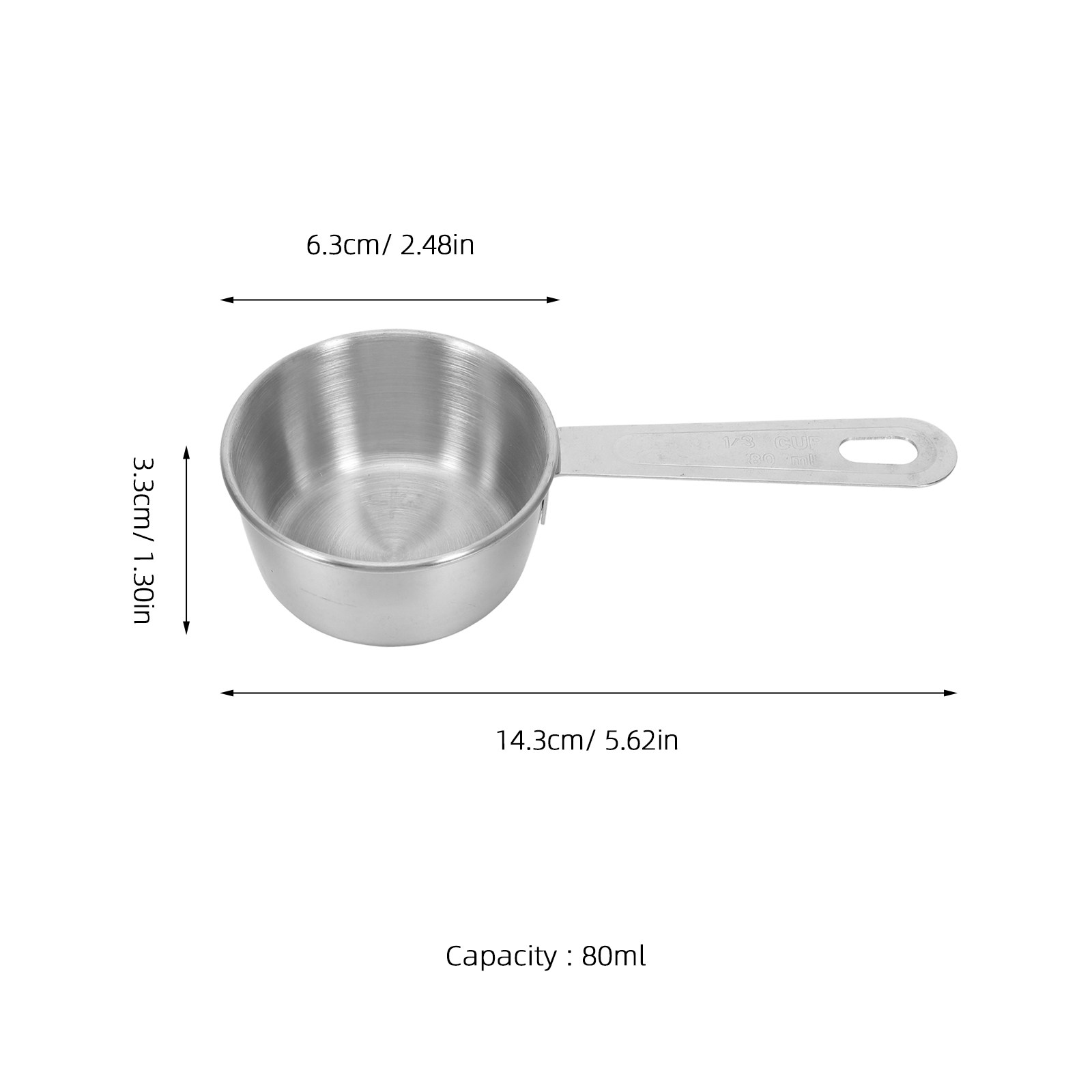 Edelstahl-Messlöffel 80ml 27oz – Baking (Kitchen Ingredient) Bewertung und Preis