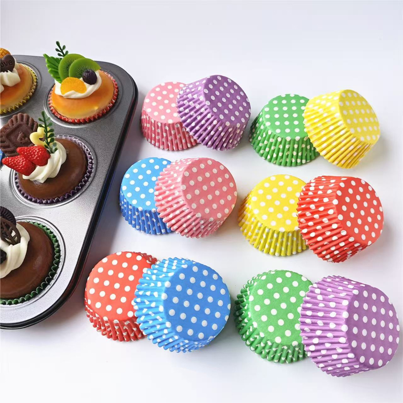 100 Stück gepunktete Kuchenpap – Kitchen Paper For Baking Bewertung und Preis