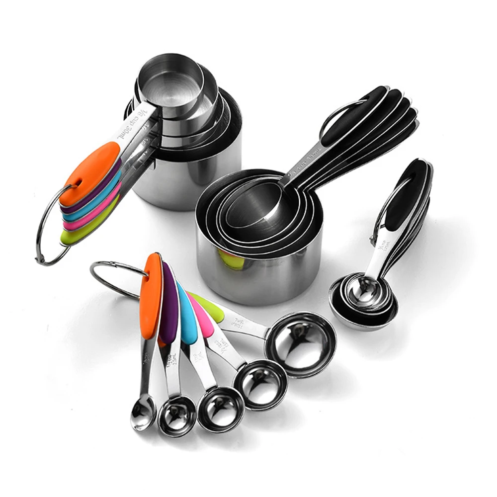 5/10Pcs Edelstahl Messbecher U – Kitchen Baking Kit Bewertung und Preis