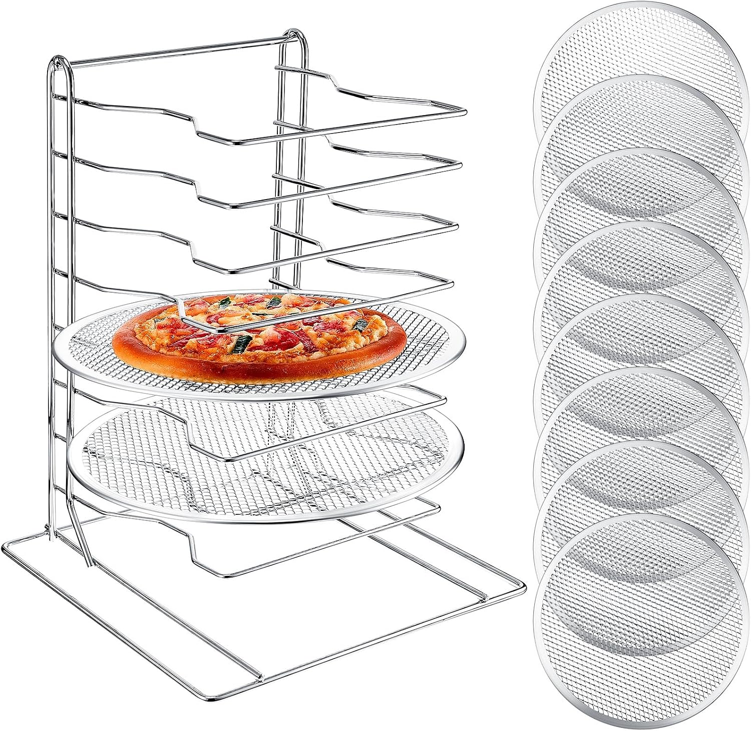 Pizza-Regal mit 8 Etagen und 8 – Kitchen Baking Kit Bewertung und Preis