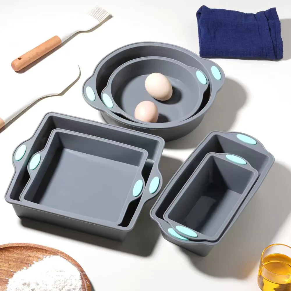 Graue hitzebeständige Silikon- – Kitchen Baking Ware Bewertung und Preis