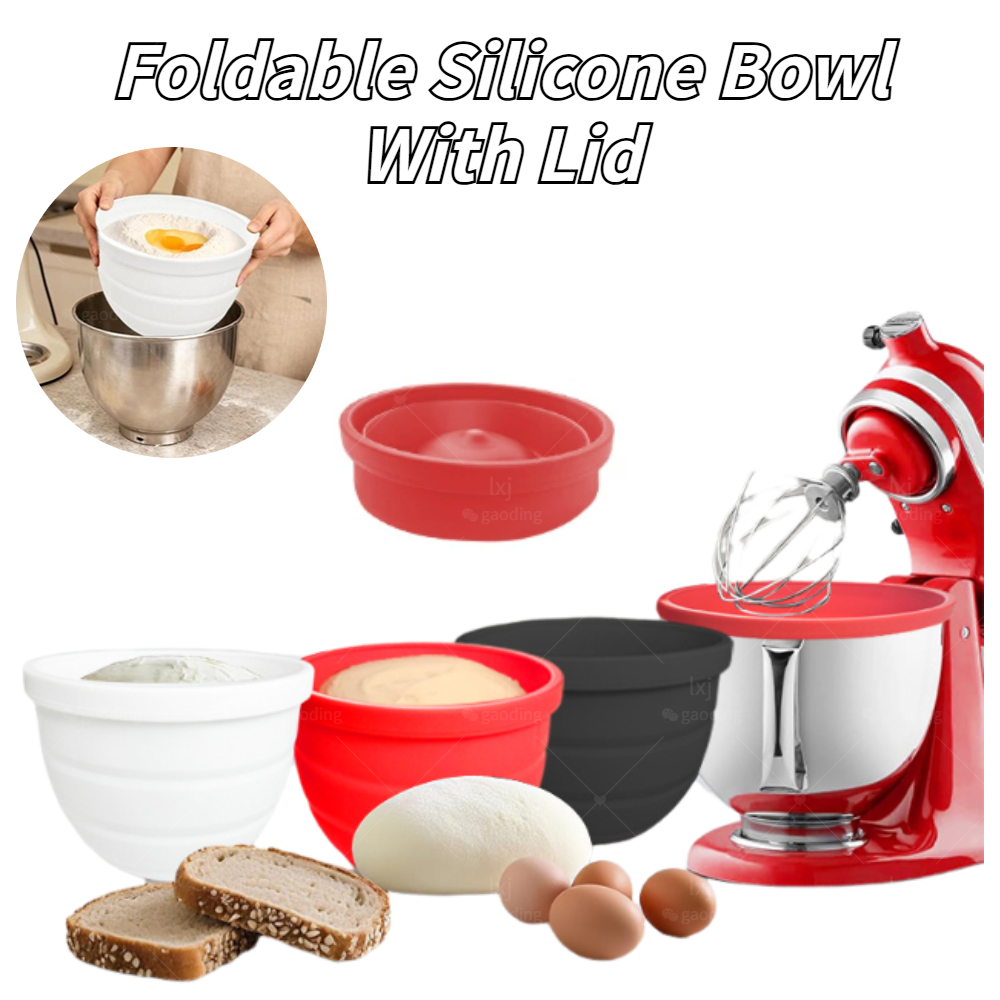 Faltbare Silikonschüssel mit D – Kitchen Aid Baking Lid Bewertung und Preis