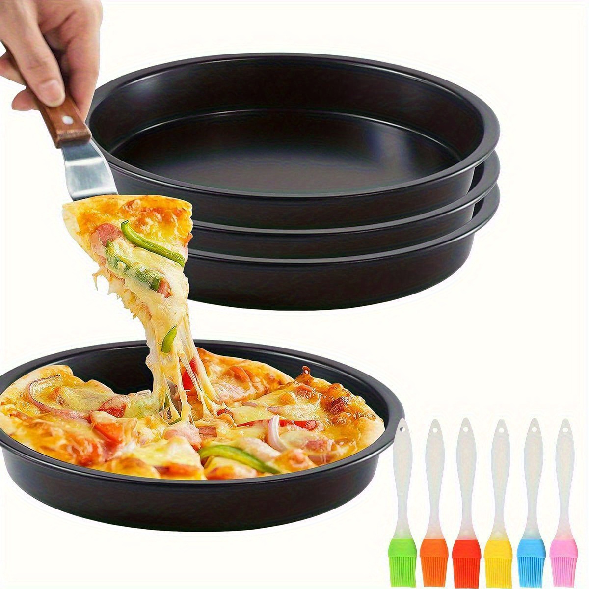6/8/9/10 Zoll Antihaft-Pizzabl – Kitchen Baking Brush Bewertung und Preis