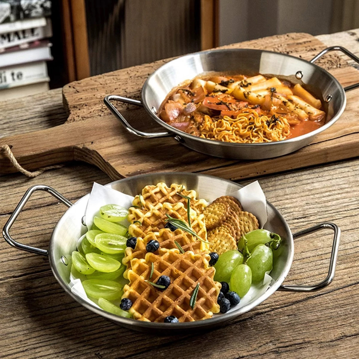 INS Edelstahl-Meeresfrüchtetop – Cake Board Round Bewertung und Preis