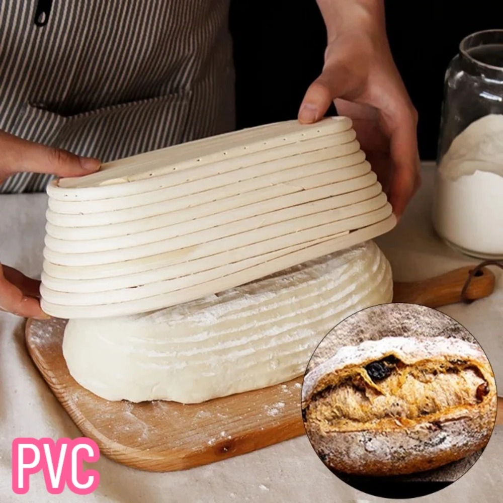 Ovaler Brotgärkorb aus Rattan, – Proofing Basket Banneton Bewertung und Preis