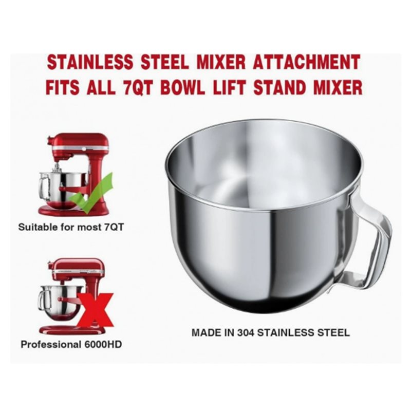 ABYN-7QT Edelstahl-Rührschüsse – Stand Mixer Bowl Bewertung und Preis