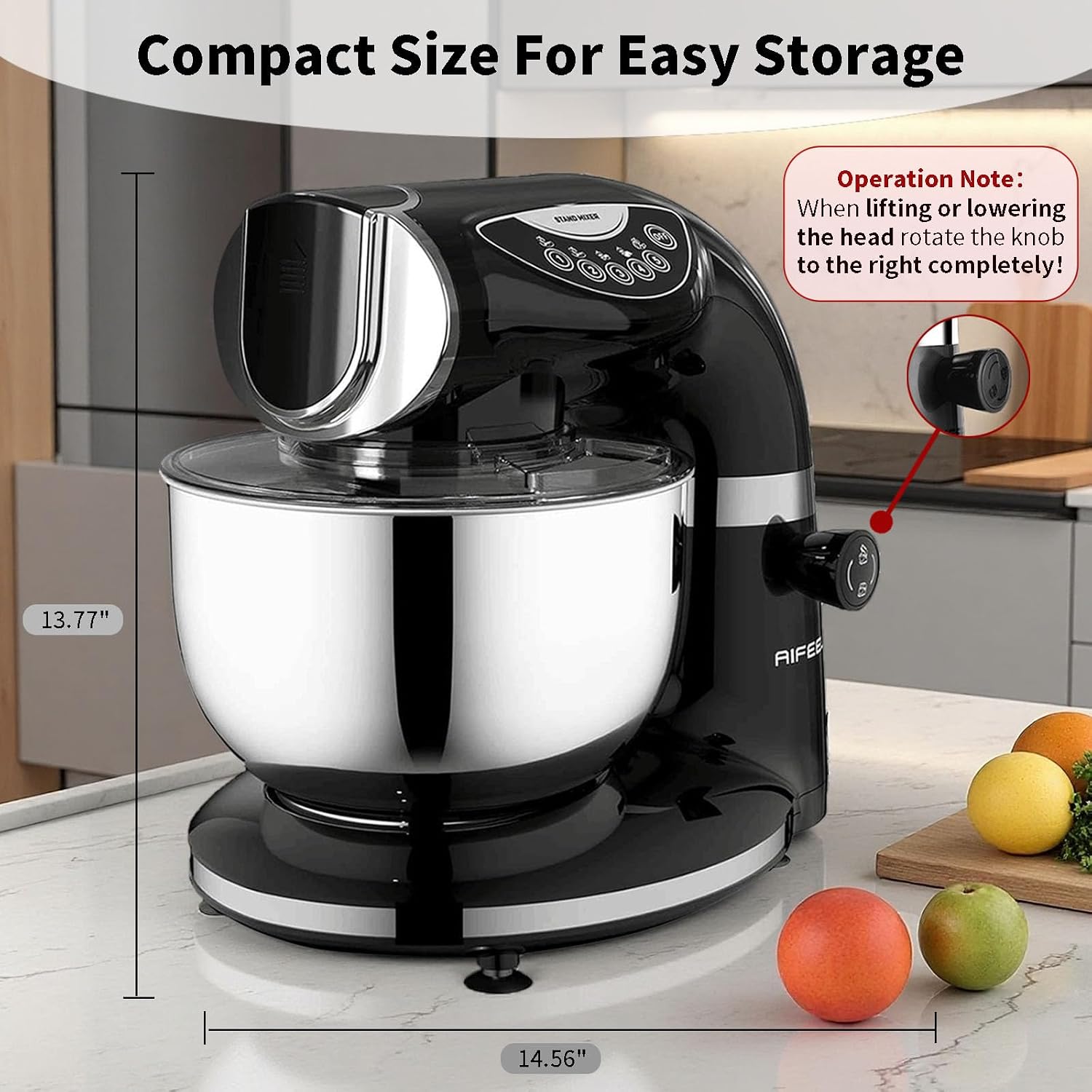 Schwarzer Elektrischer Standmi – Stand Mixer Bowl Bewertung und Preis