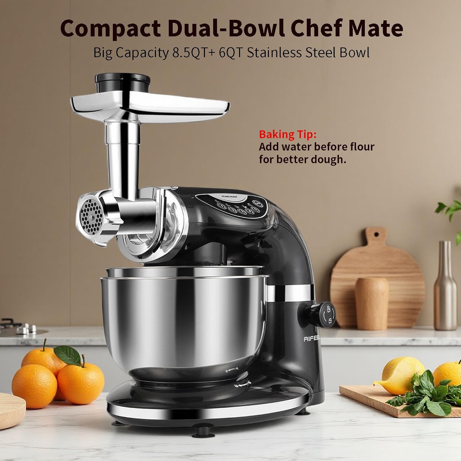 Schwarzer Elektrischer Standmi – Stand Mixer Bowl Bewertung und Preis