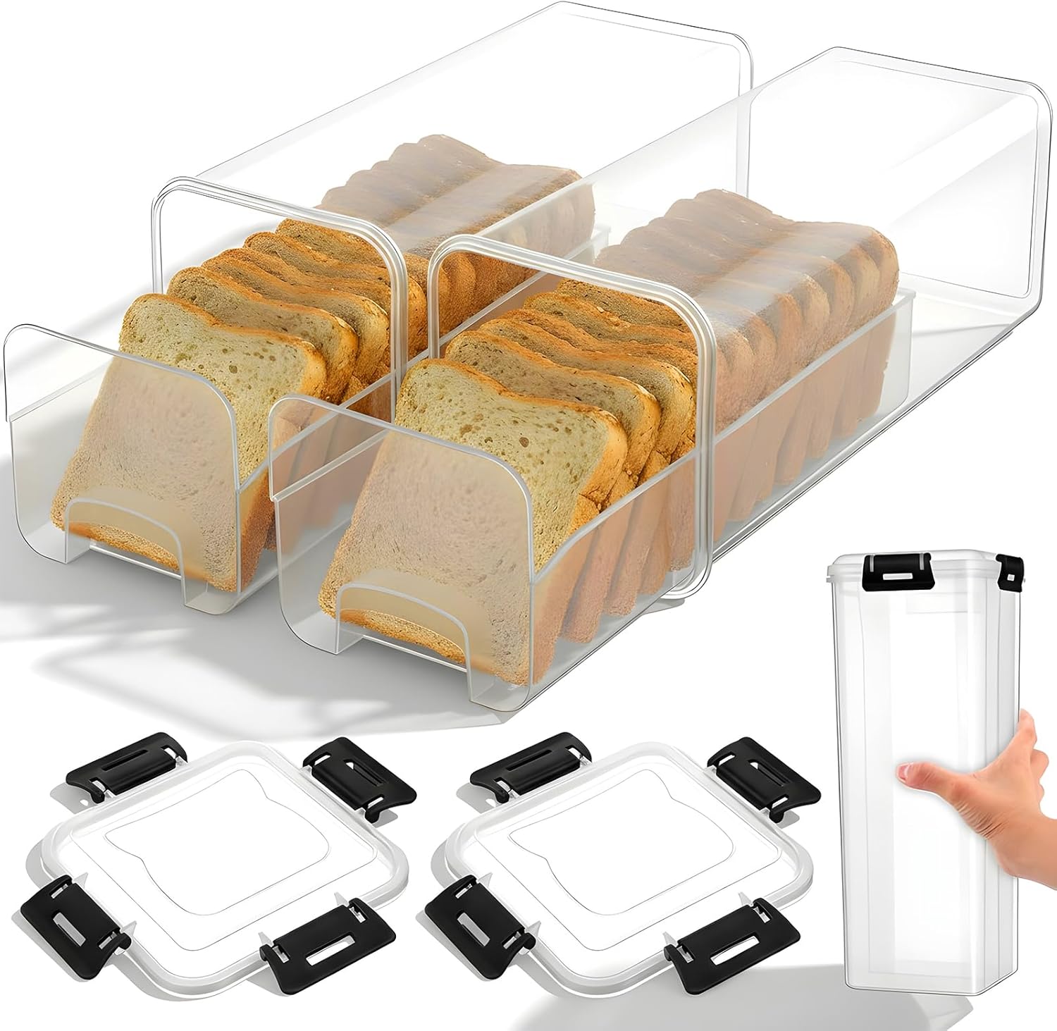 Brotbehälter mit Luftdichtem D – Kitchen Baking Trays Bewertung und Preis