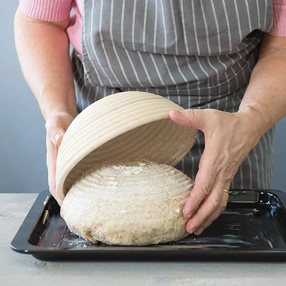 Brotkorb aus natürlichem Ratta – Proofing Basket Banneton Bewertung und Preis