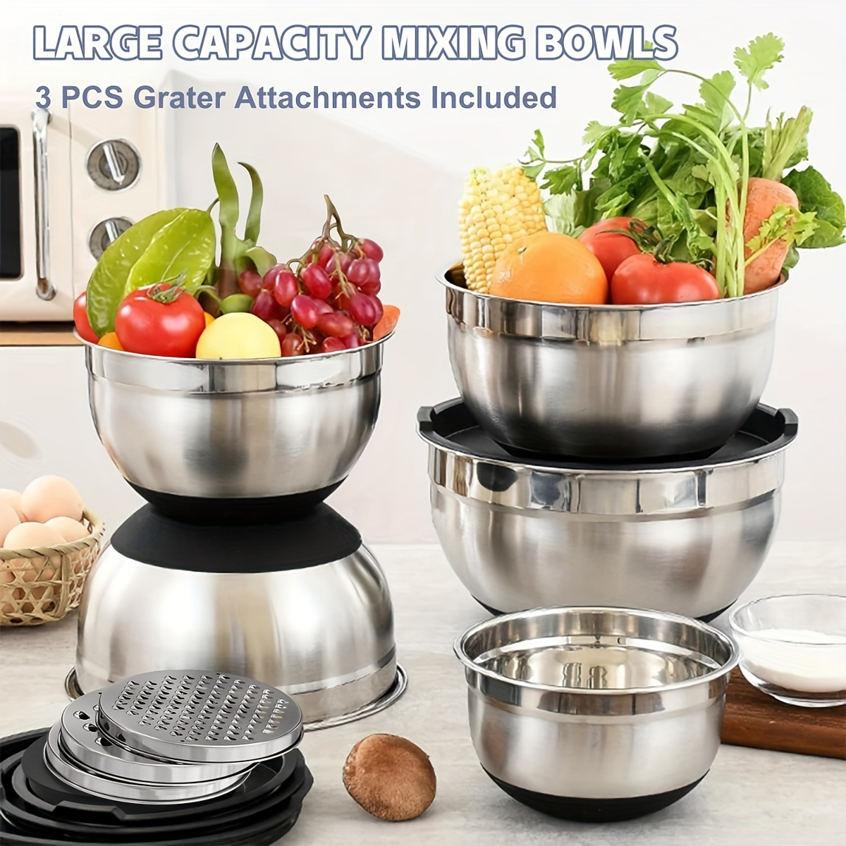 8 stücke Rühr schüsseln mit lu – Stand Mixer Bowl Bewertung und Preis