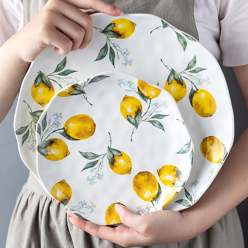 Zitronen-Keramik-Teller-Set, e – Cake Board Round Bewertung und Preis