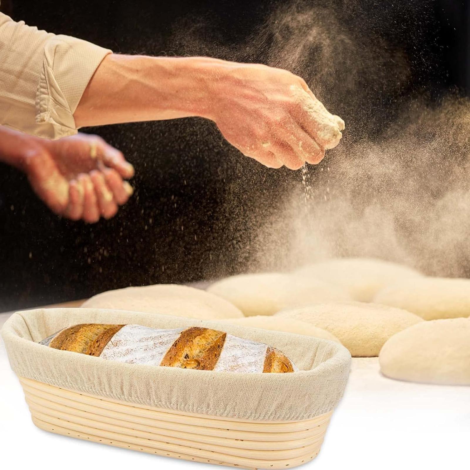 Handgefertigter Rattan-Gärkorb – Proofing Basket Banneton Bewertung und Preis