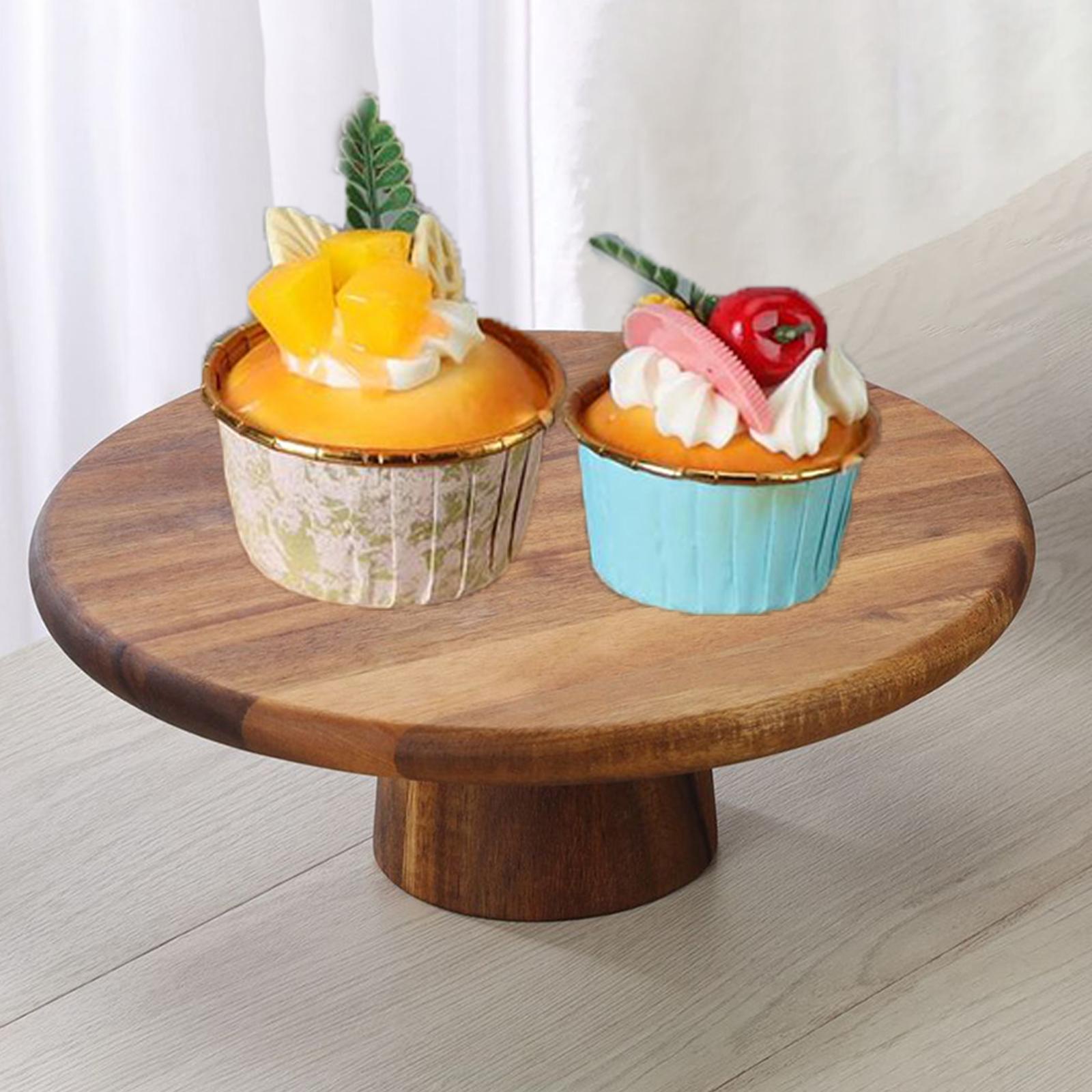 Kuchenständer aus Holz, Mehrzw – Cake Board Round Bewertung und Preis