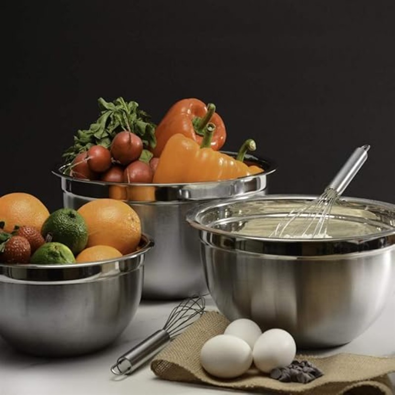 Edelstahl-Salatschüssel, Verbr – Bread Baking Kitchen Utensils Bewertung und Preis