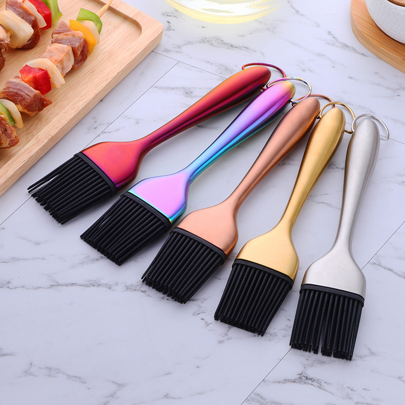 Edelstahl-Silikon-Ölbürste, el – Kitchen Baking Brush Bewertung und Preis