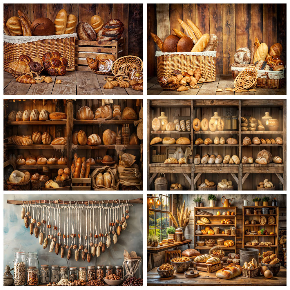 Kochen von Brot, Hintergrund f – Kitchen Baking Background Bewertung und Preis