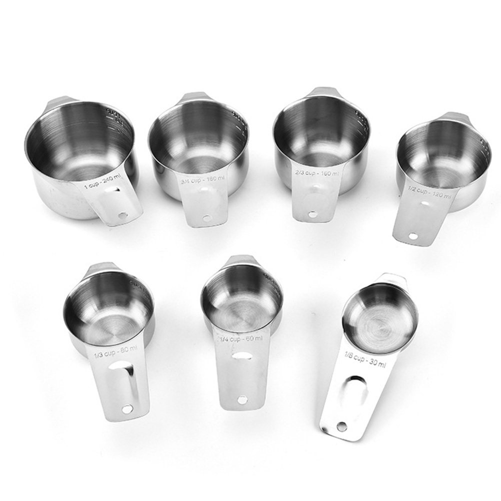 7-teiliges Edelstahl-Messlöffe – Baking (Kitchen Ingredient) Bewertung und Preis