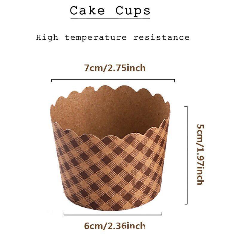 50 Teile/paket Cupcake Pappbec – Kitchen Paper For Baking Bewertung und Preis