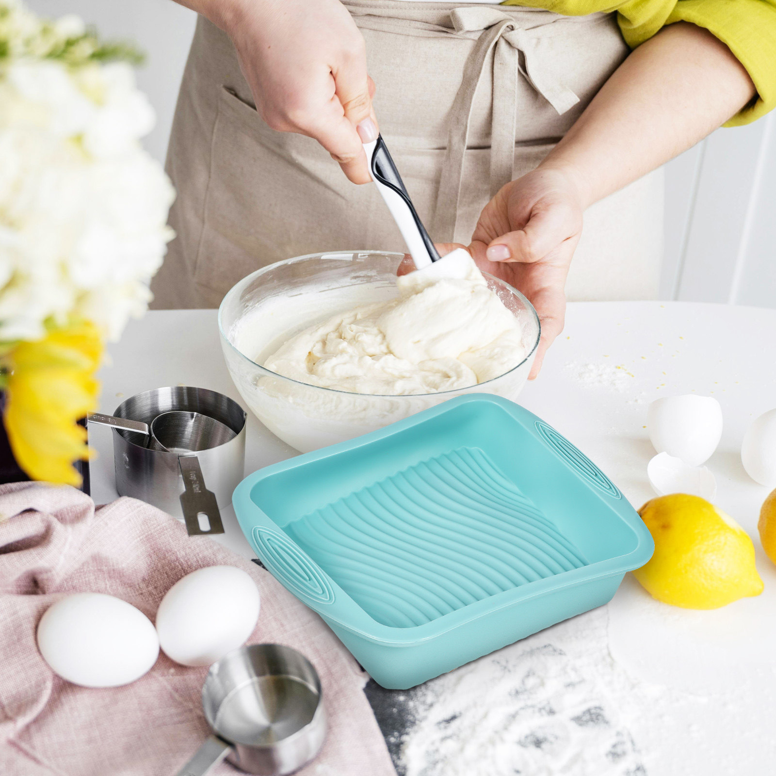 Silikon-Backform, quadratische – Kitchen Baking Trays Bewertung und Preis