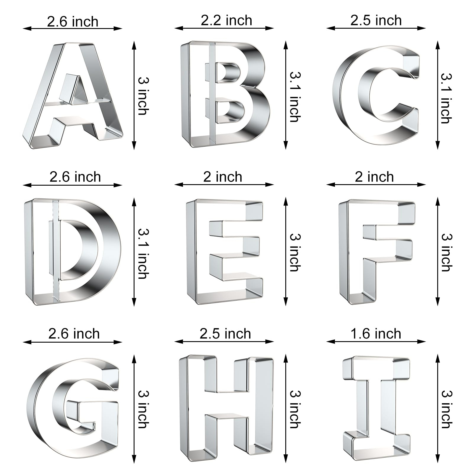 Buchstaben-Keksausstecher-Set  – Kitchen Baking Cookies Bewertung und Preis