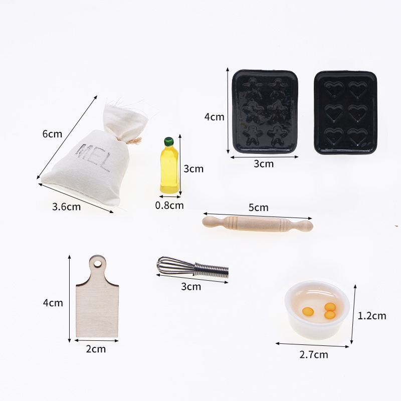 8 stücke Puppenhaus Kochen War – Kitchen Baking Ware Bewertung und Preis